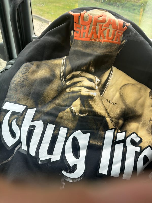 Tupac memorial sweatshirt spotted in Celle, Germany