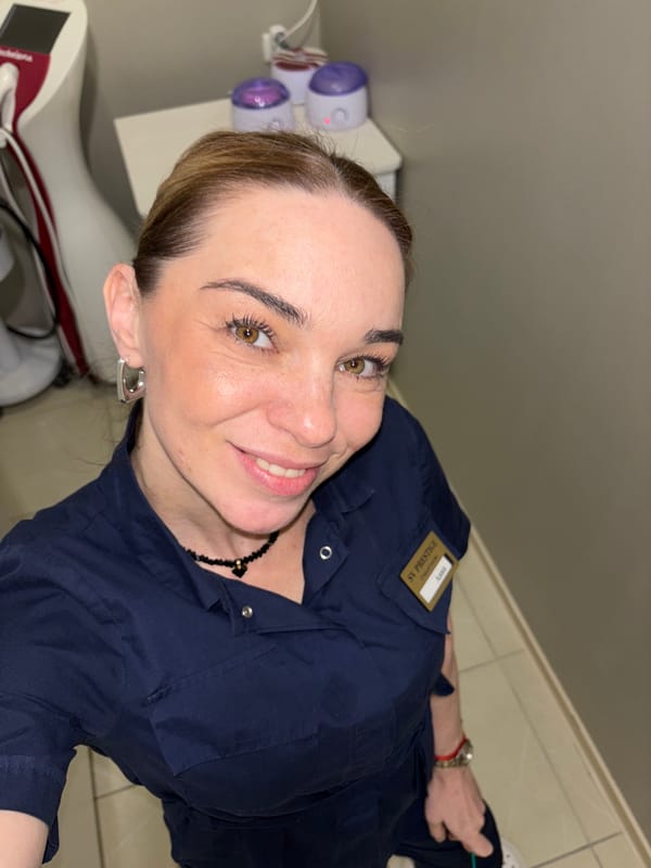SV PRESTIGE staff photographed at Russian beauty clinic