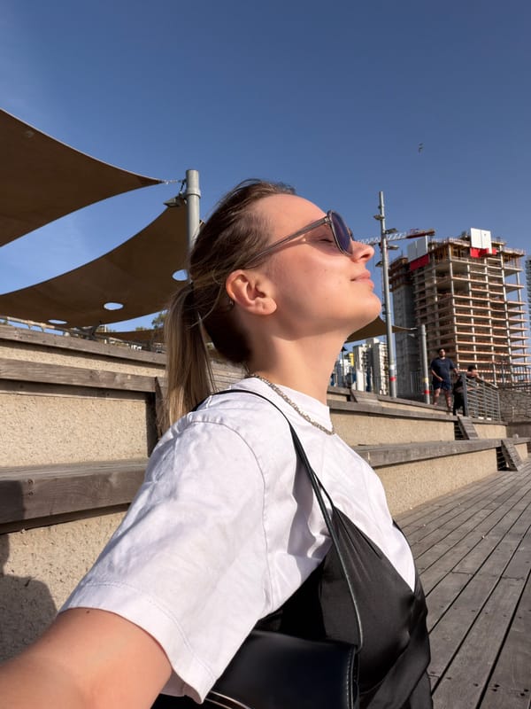 Casual street scenes captured in Bat Yam afternoon