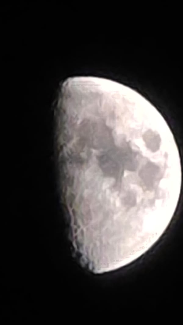Sofia resident captures fireworks, moon during evening hours