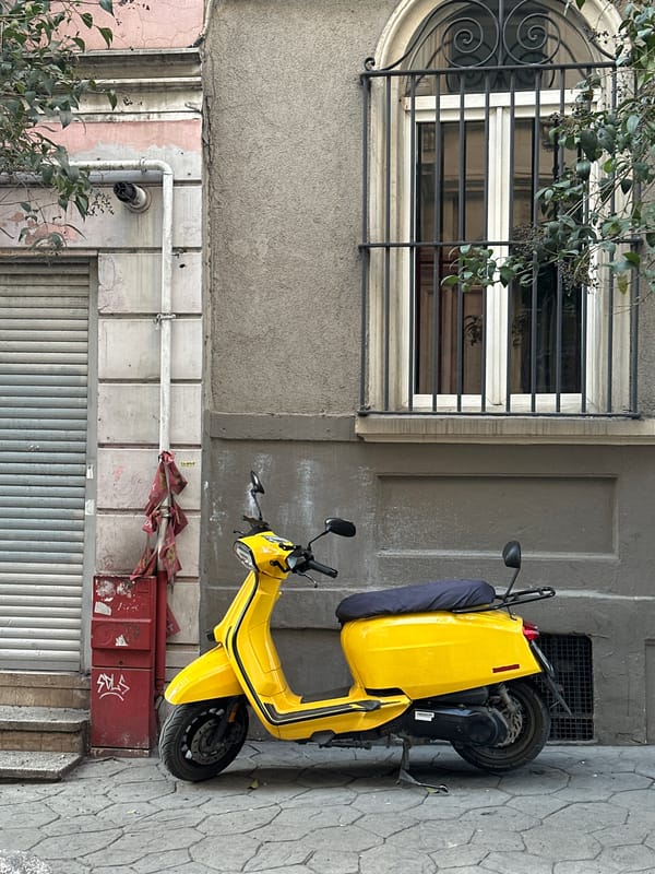 Street scenes documented in Istanbul's Beyoğlu district