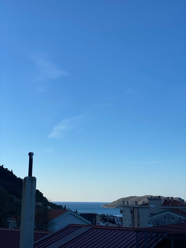 Morning observations captured across Budva, Montenegro's urban landscape