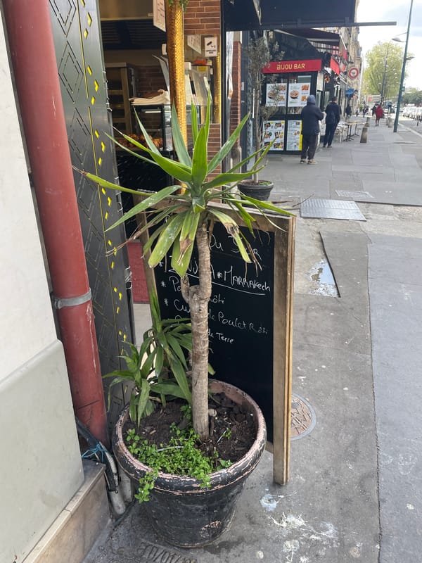 Urban street scene documented in Pantin, France