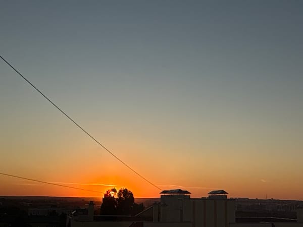 Sunset over Zasechnoye, with cozy indoor moments alongside
