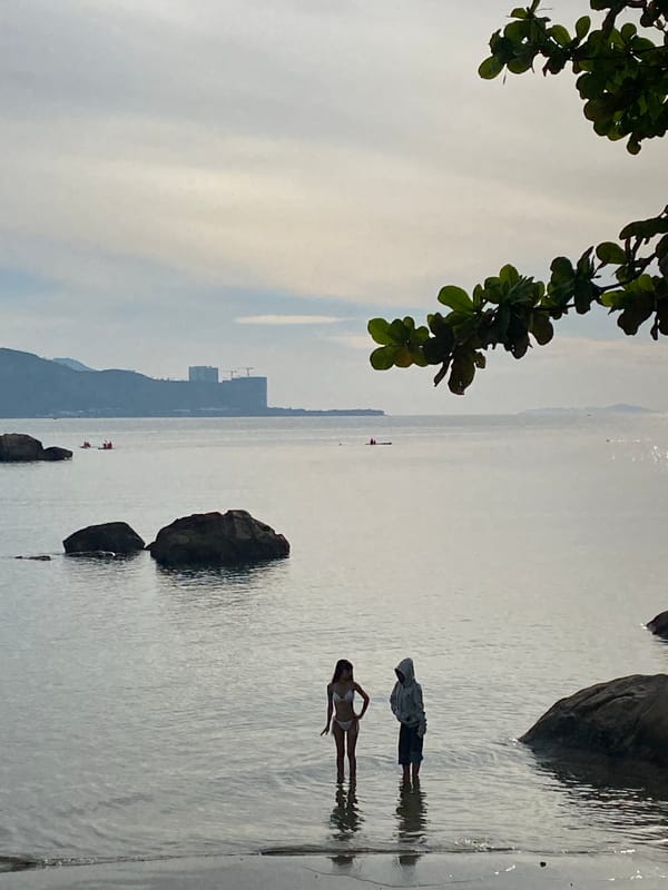 Afternoon beach time on the Nha Trang shoreline