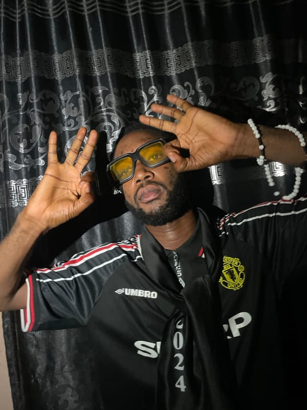 Pool, football, and a Man United fit in Lokoja at night