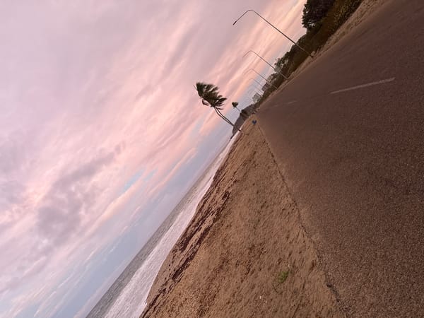 Twilight coastal scenes documented in Porlamar, Venezuela over 40 minutes