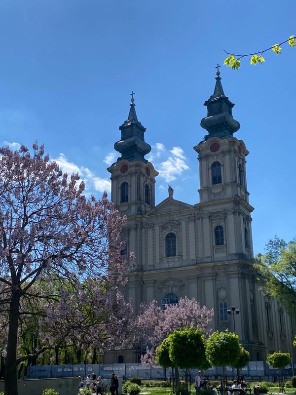 Morning architectural tour documented across historic Subotica, Serbia