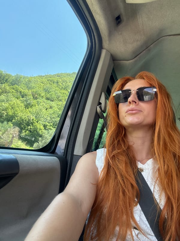 Cruising the Adriatic coastal road past Sveti Stefan