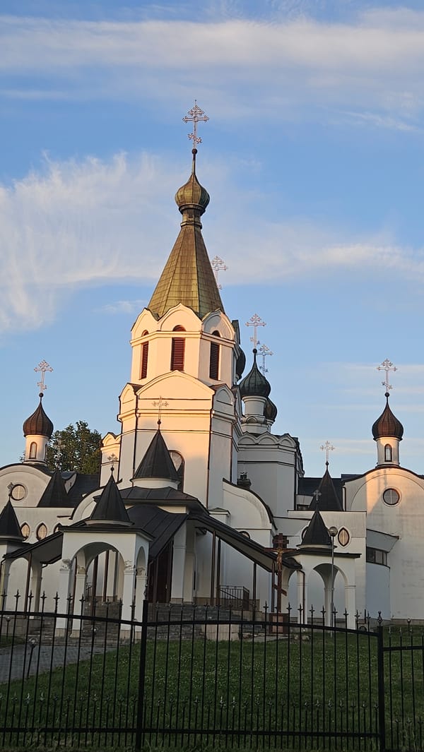 Evening documentation of Prešov landmarks and street life