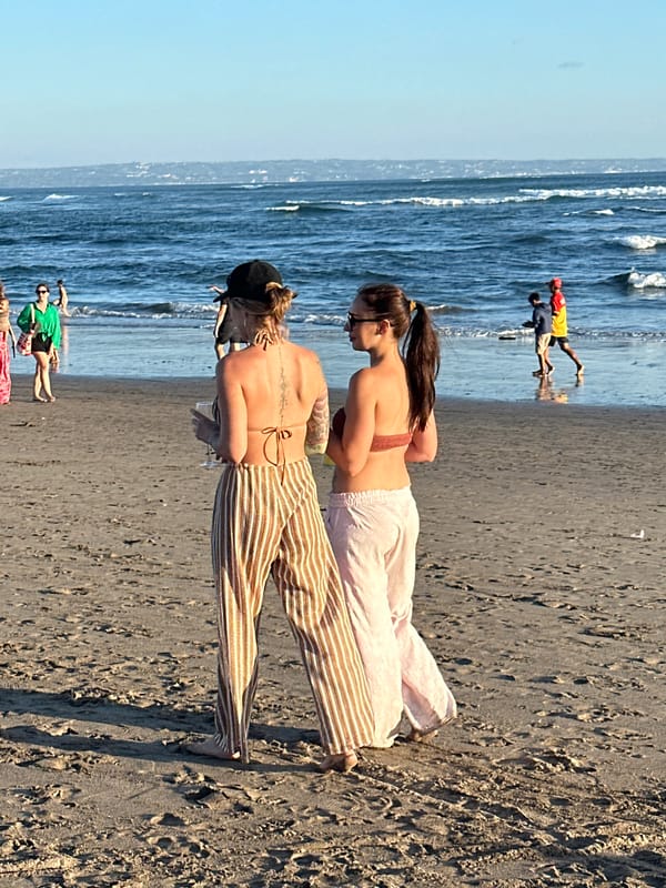 Laid-back beach day in North Kuta, Bali