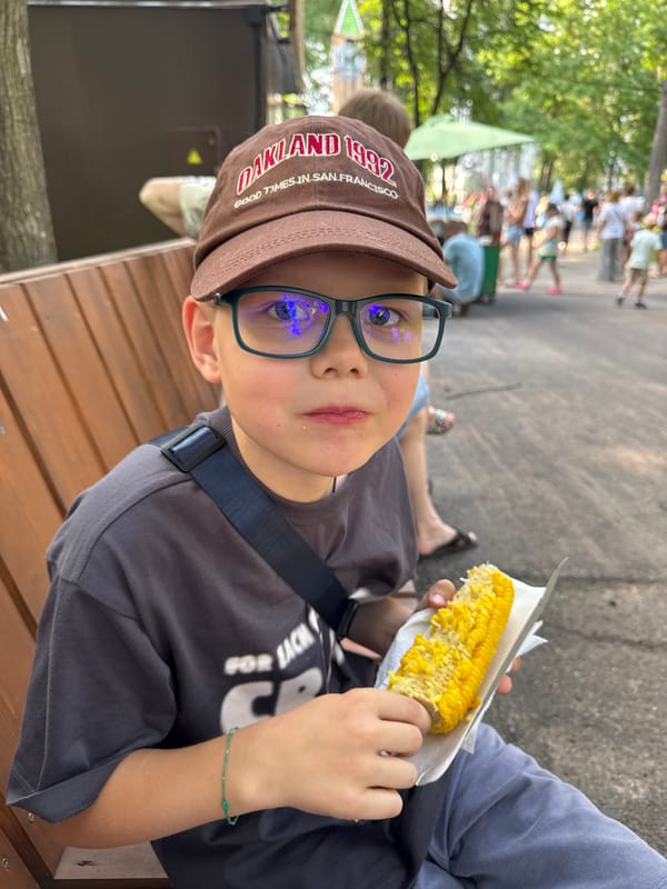 Family afternoon at a Perm amusement park, summer 2026