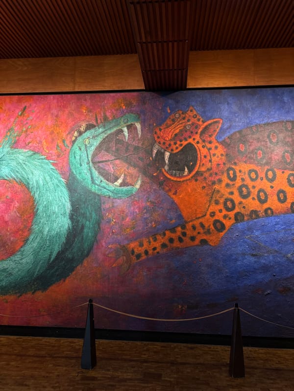 Traditional Voladores ceremony and museum exhibits documented in Mexico City