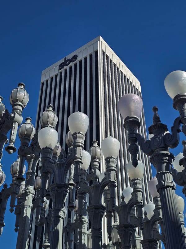 Evening art museum tour through LA's cultural corridor