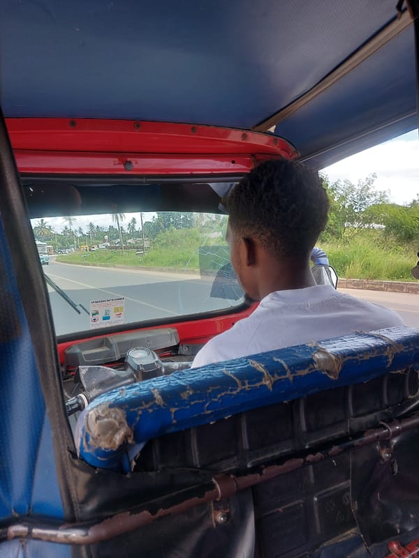 Ordinary street life captured in Dar es-Salaam morning scenes