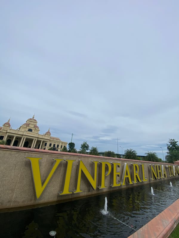 Morning at Vinpearl Nha Trang resort and surrounding waterfront