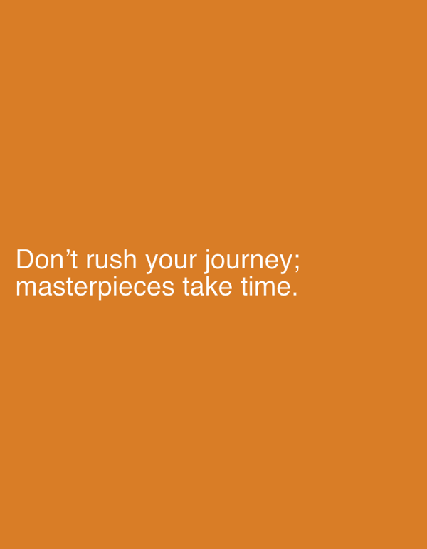 Motivational quote graphics on growth and patience from Jalingo