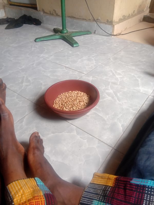 Quiet afternoon at home in Ikorodu, Lagos