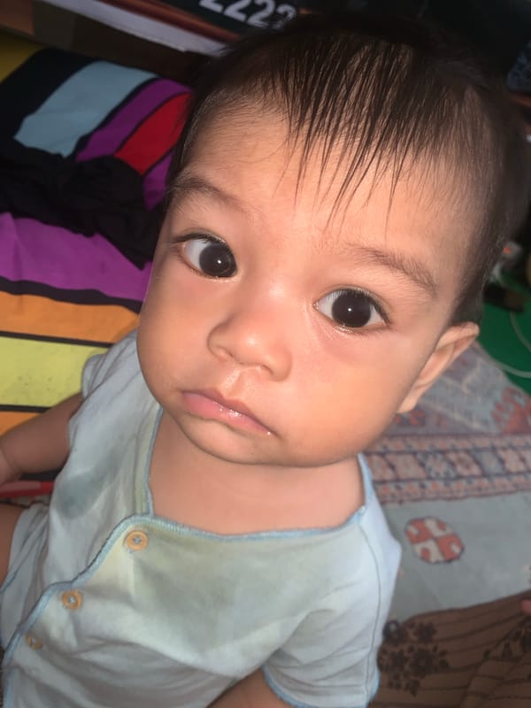 Baby and toddler at home, Sungai Meriam