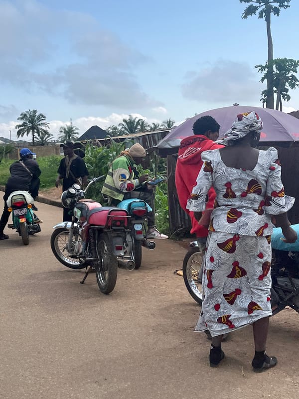 Street life and market activity across two Nigerian towns