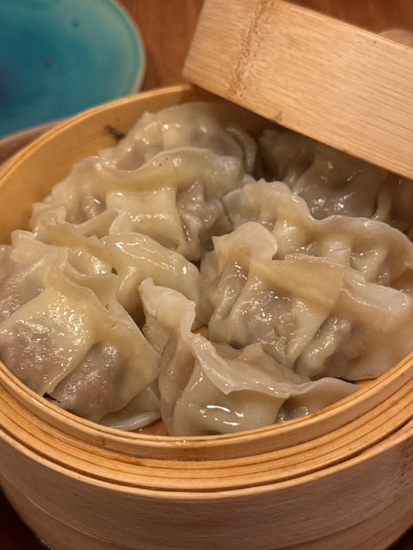 Mixed Asian-Greek meal documented in Sofia restaurant