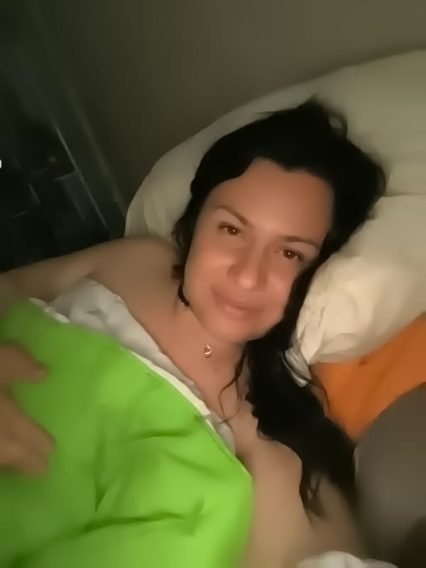 Woman resting in bed observed in Pleven, Bulgaria