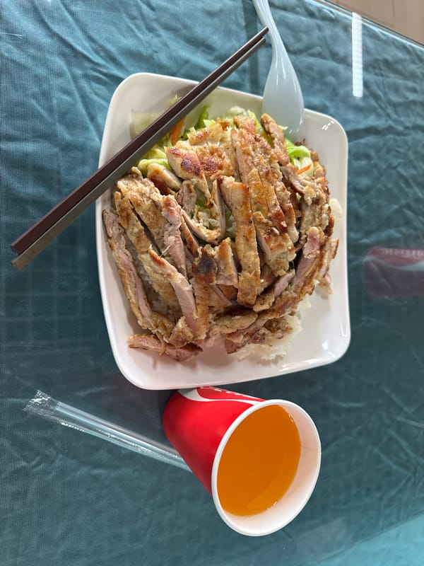 Prepared poultry meal documented in Daxing District dining setting