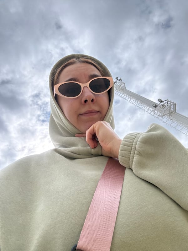 Tourist documents morning walk through central Minsk landmarks