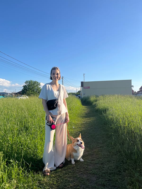 Corgi day out in Tikhoretsk with walks and errands