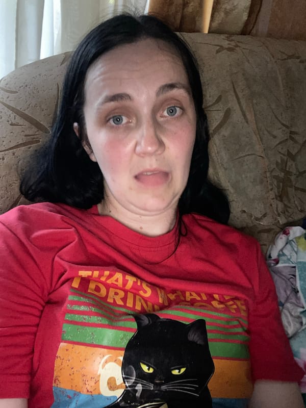 Lazy afternoon at home: selfies, a kid, and cooking