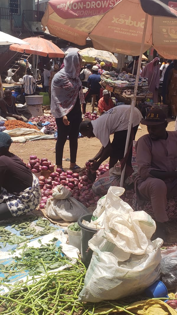Daily market commerce continues in Kakuri Gwari, Nigeria