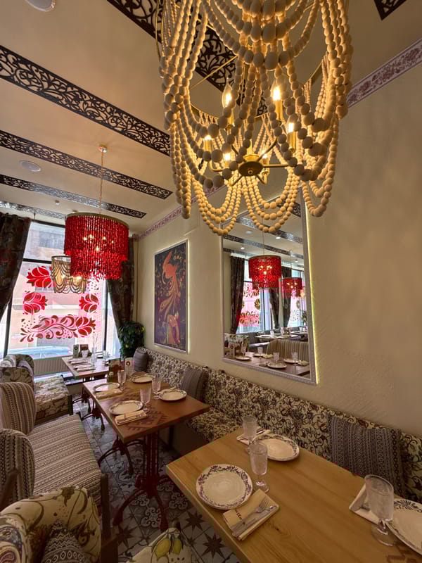 Restaurant interior documented in Donetsk, Ukraine