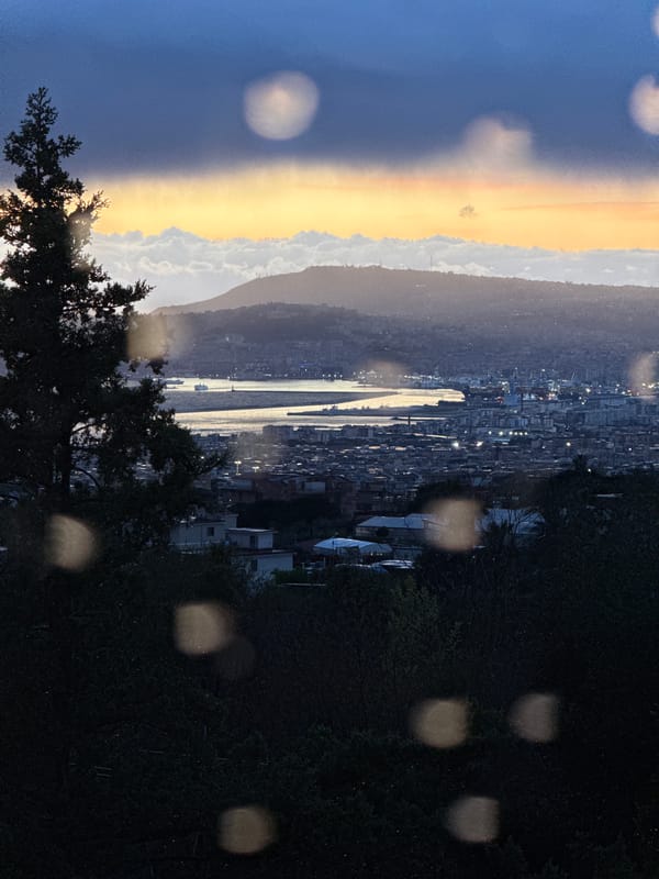 Evening memories captured across Ercolano overlooking Bay of Naples
