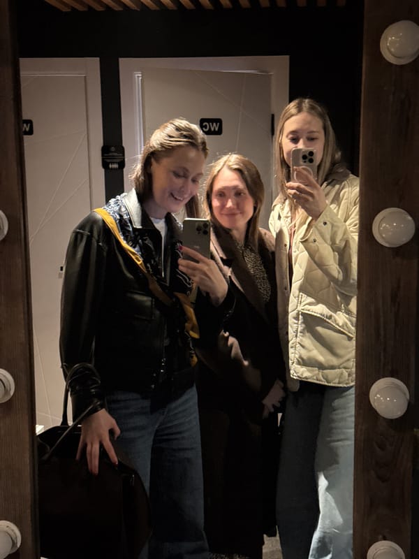 Friends gather for drinks and photos in Chaikovsky