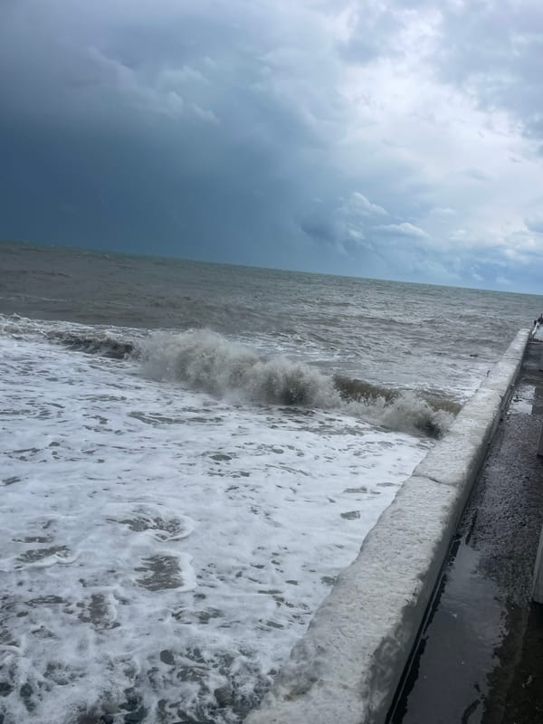 Stormy weather hits Sochi's Black Sea coastline