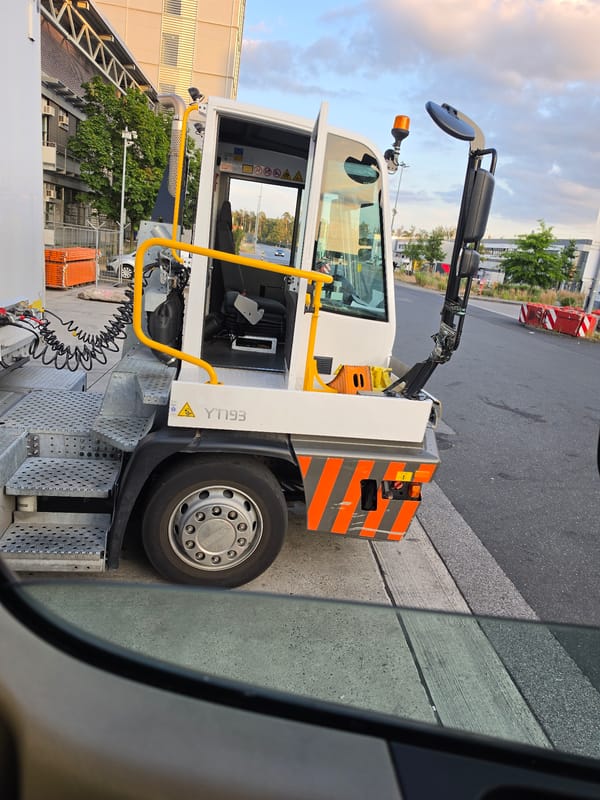 Walldorf loading docks to Frankfurt streets by truck