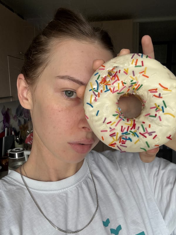 Coffee machine, sprinkle donuts, and a morning in Perm
