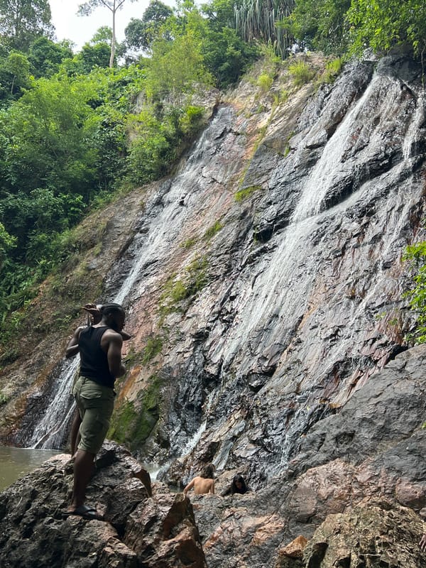 Waterfalls, wildlife, and markets on a Ko Samui morning
