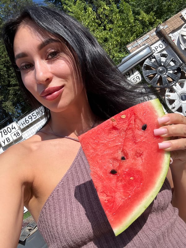 Afternoon hangout in Chaikovsky: watermelon, selfies, and ATV rides