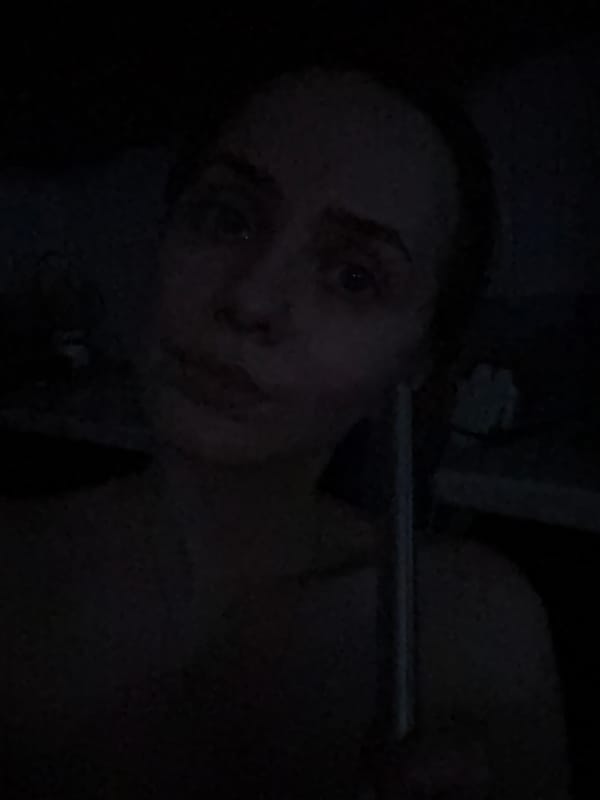 Person takes selfie in Perm with mysterious object visible