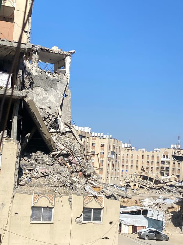 Extensive building damage documented in Khan Yunis