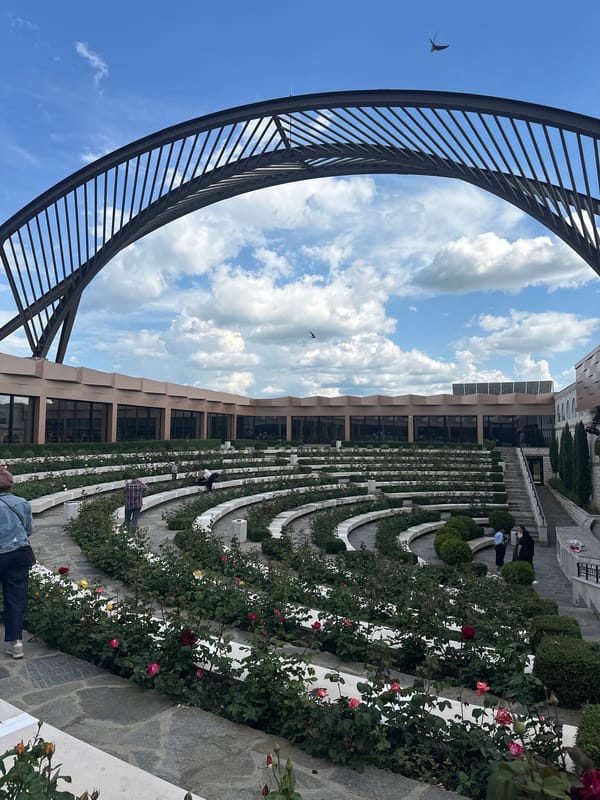 Rose garden gathering draws visitors in Skobelevo, Bulgaria