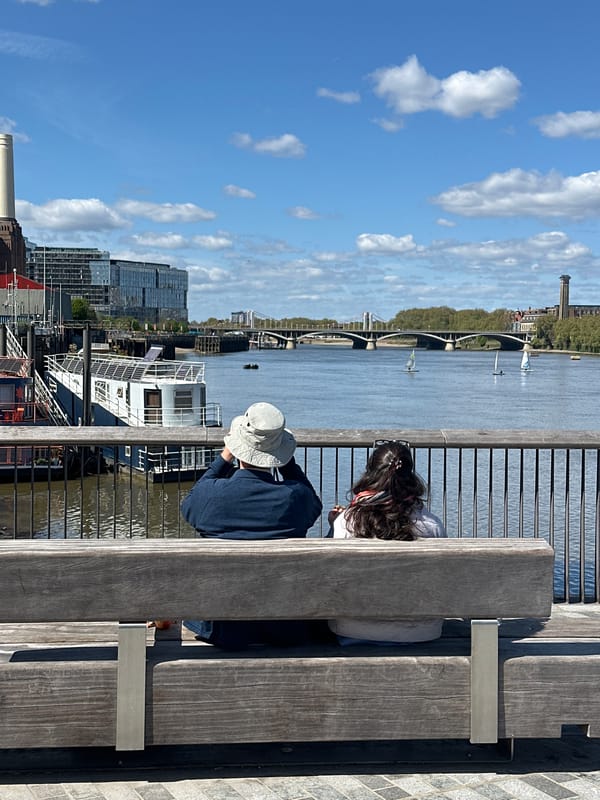 Thames riverbank walk captured in six-minute London stroll