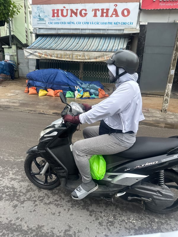 Morning street life documented in Bac Nha Trang Ward