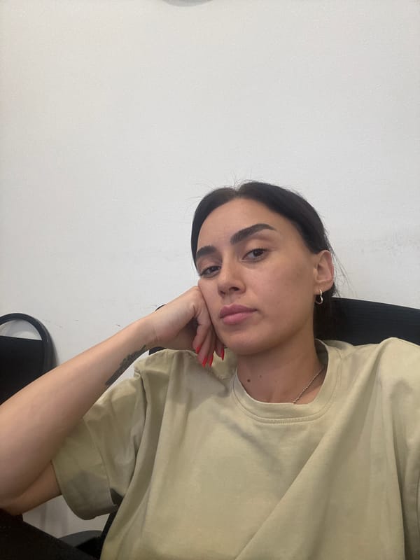 Desk selfies and work session in a Tbilisi home office