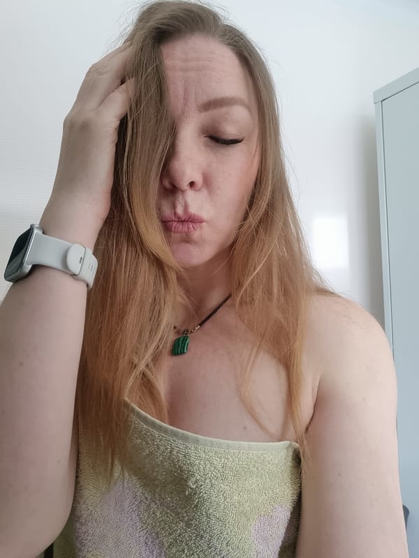 Woman photographed in private moments in Kemul, Russia