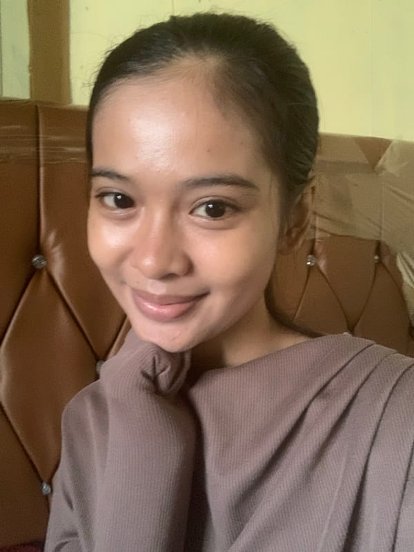 Casual indoor selfie session in Sungai Meriam, Indonesia