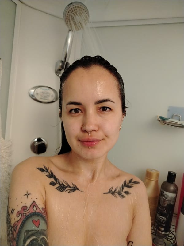 Woman documented showering in early morning in Noviy, Russia