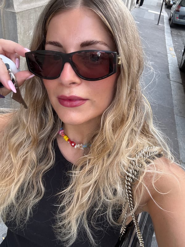 Blonde-haired person photographed from high angle in Paris