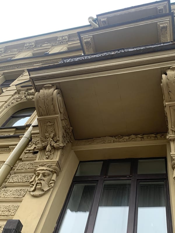 Saint Petersburg streets and facades, up close and personal